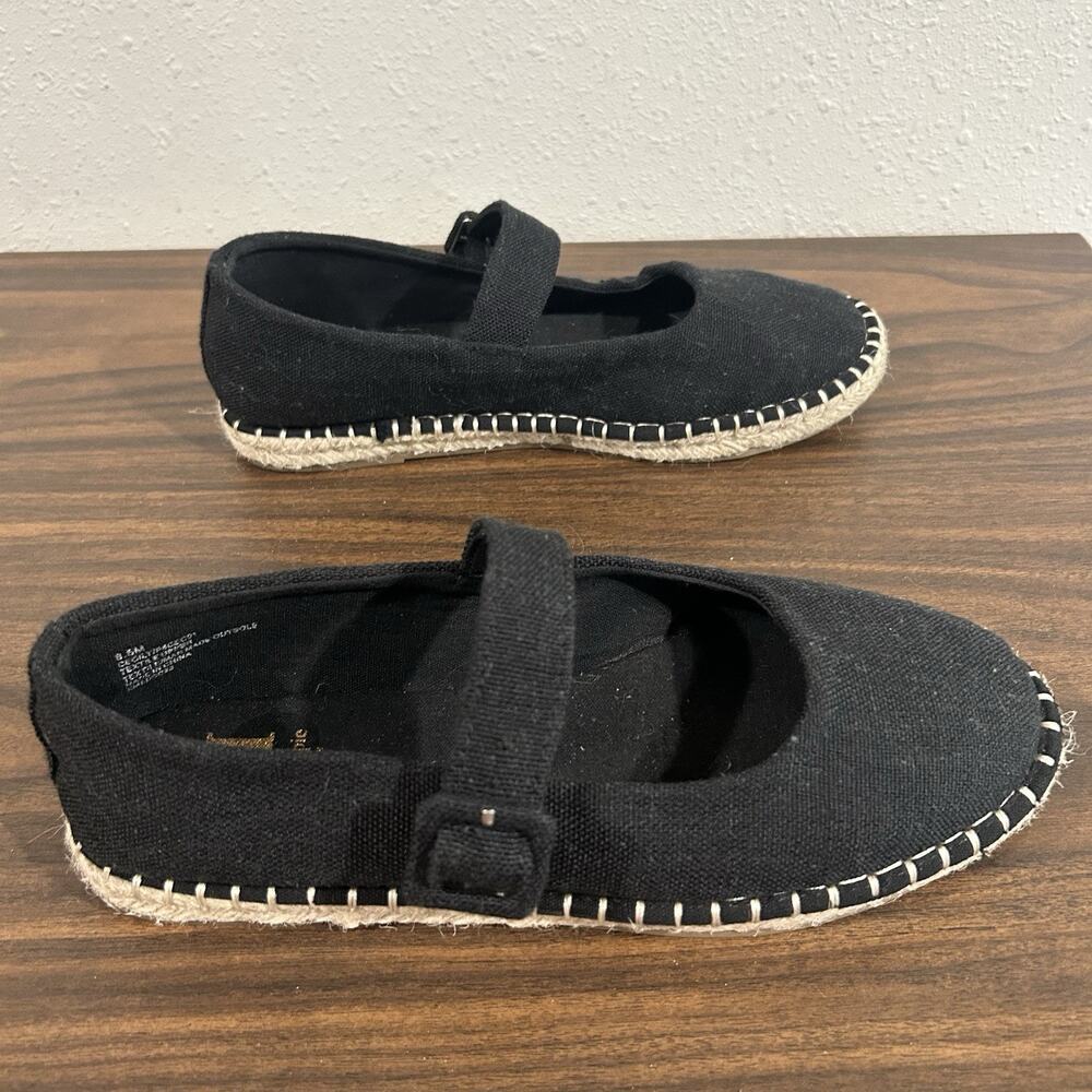 Haute Hippie Cecily‎ Women’s Shoes Espadrilles Mary Jane Black Size 8.5 M Flats - Picture 2 of 7
